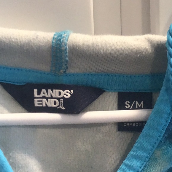 Lands’ End Blue Swim cover up - Picture 3 of 4